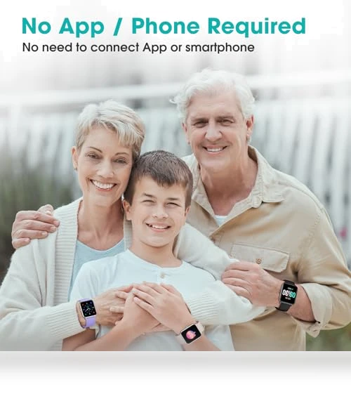 Senior Friendly Pedometer Watch — Smartwatches, Pautios