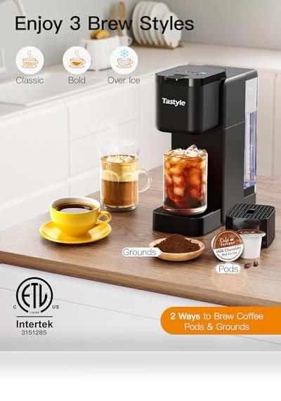 Single Serve Hot & Iced Coffee Maker — Brewing Excellence