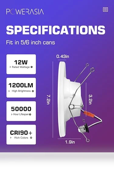 Smart LED Recessed Lighting — Recessed Lighting, POWERASIA