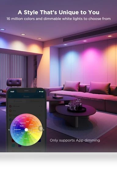 Smart Retrofit Recessed Lighting — LED, Govee