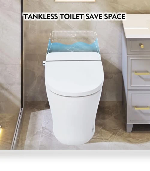 Smart Toilet with Bidet Built in — Bathroom Essentials, Merax
