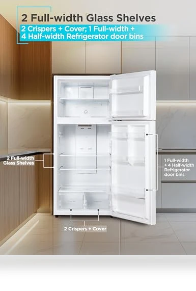 Top Mount Refrigerator with Freezer — Mini Fridges, BLACK+DECKER