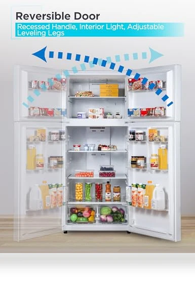 Top Mount Refrigerator with Freezer — Mini Fridges, BLACK+DECKER
