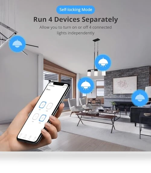 Wi-Fi Smart Switch 4-Channel Din Rail Mounting — Smart Home Hubs & Controllers, Sonoff