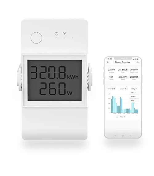 WiFi Smart Light Switch with Energy Monitoring — Smart Home Modules, Sonoff