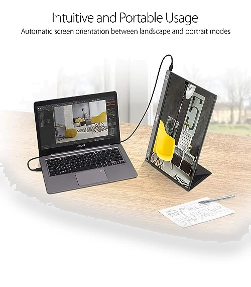 ZenScreen 15.6” 1080P Portable USB Monitor — Replacement Screens, Asus