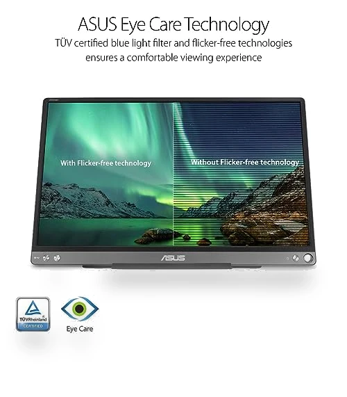 ZenScreen 15.6” 1080P Portable USB Monitor — Replacement Screens, Asus