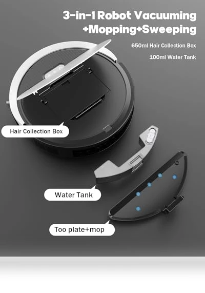 2 in 1 Robot Vacuum and Mop Combo — Smart Cleaning Robots, Pureatic