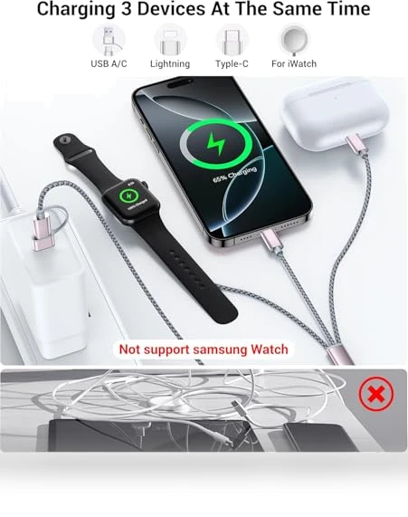 3-in-2 Multi Charging Cable — Charging Solutions, Temdan