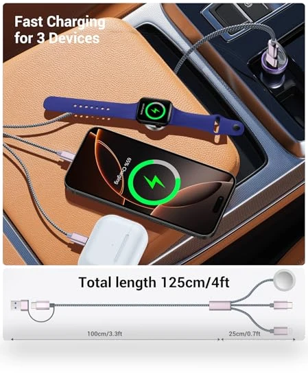 3-in-2 Multi Charging Cable — Charging Solutions, Temdan