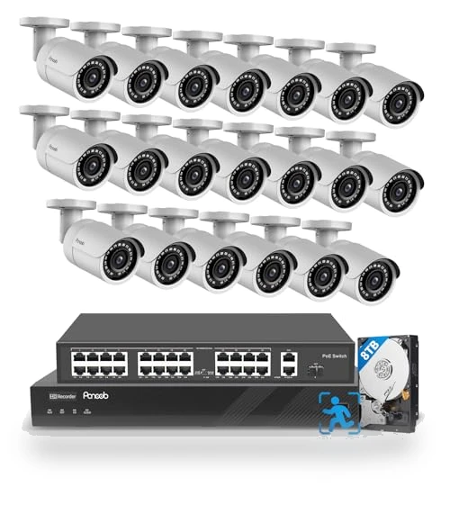 32 Channel Security Camera System 4K — Outdoor Security Cameras, PANOOB