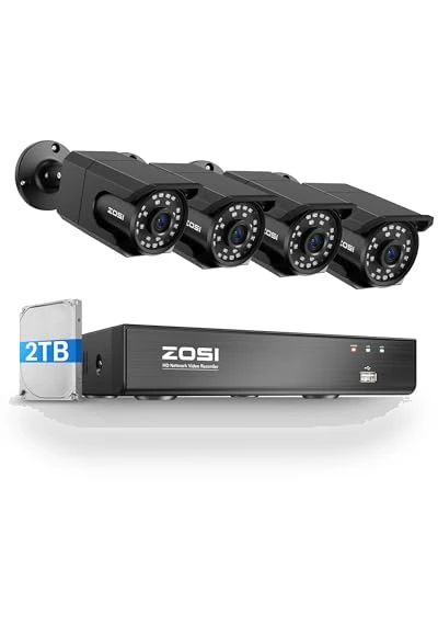 4K 8CH PoE Security Camera System — Security Cameras, ZOSI