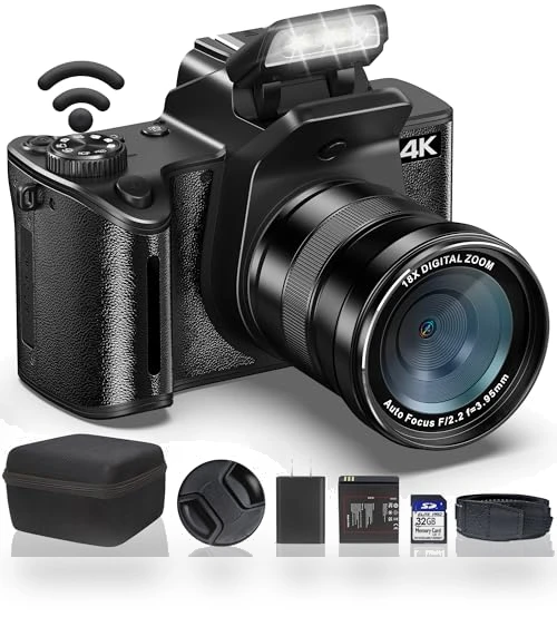 4K Digital Camera for Photography — Camcorder, banflower