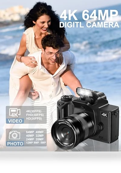 4K Digital Camera for Photography — Camcorder, banflower