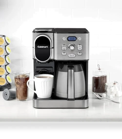 Coffee Center 10-Cup Thermal Coffeemaker and Single-Serve Brewer — Coffee & Espresso Combos, Cuisinart