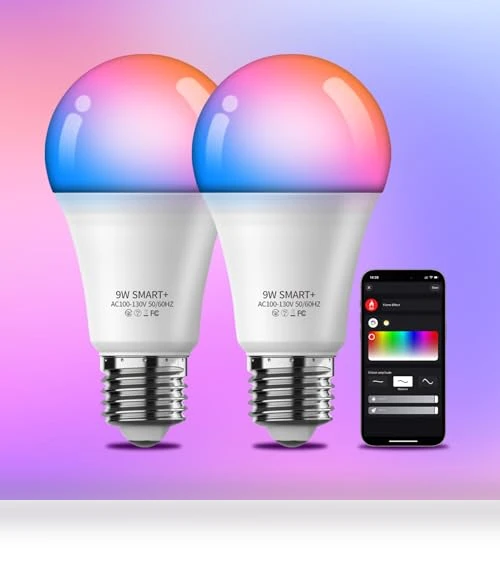 Color Changing Smart Light Bulbs — LED, Nowepai