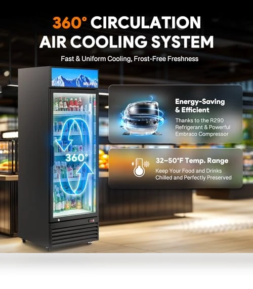 Commercial Refrigerator — Drink Coolers, Wilprep