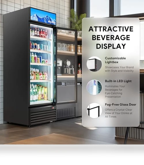 Commercial Refrigerator — Drink Coolers, Wilprep