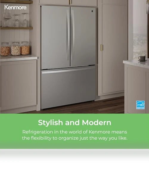Counter-Depth French Door Refrigerator/Freezer — Mini Fridges, Kenmore