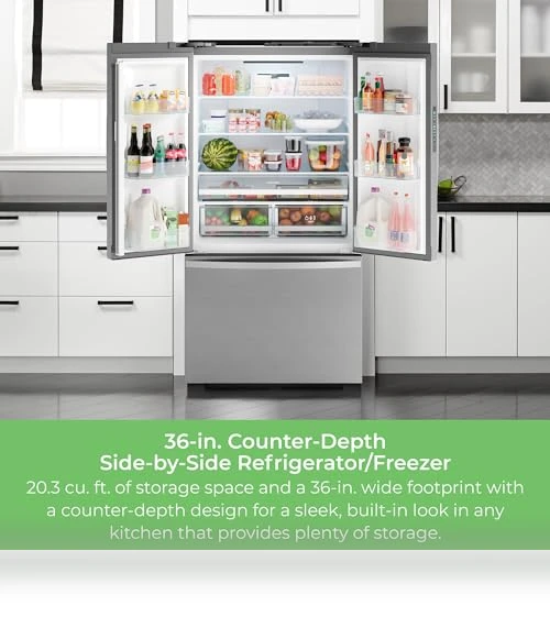 Counter-Depth French Door Refrigerator/Freezer — Mini Fridges, Kenmore
