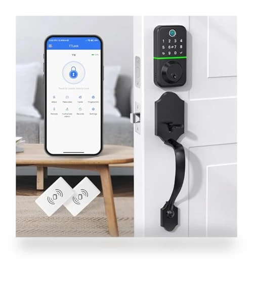 Deadbolt Smart Lock with Handle Set — Padlocks & Hasps, WiseGear