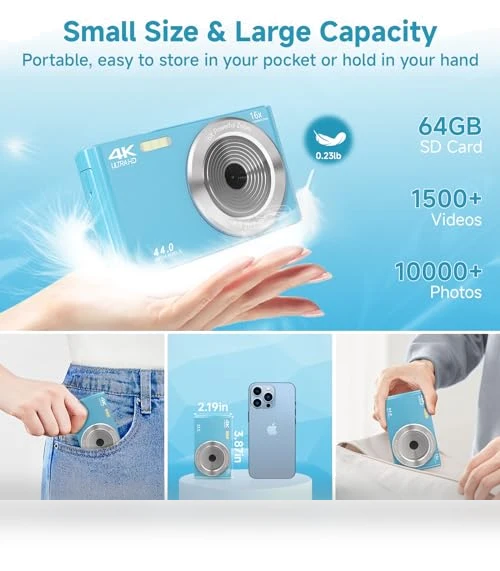 Digital Camera for Teens — Compact Digital Cameras, SMARTKLIK