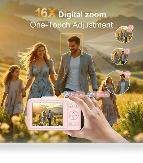 Digital Camera with 128GB Card — Compact Digital Cameras, ZHIXJIA