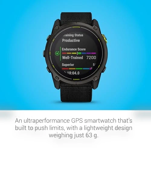Enduro 3 Ultraperformance GPS Smartwatch — GPS Units, Garmin