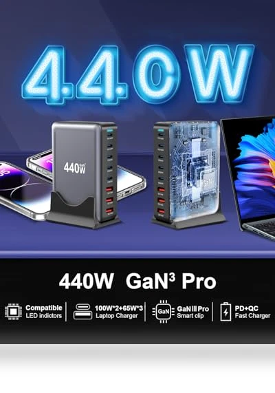 Fast USB C GAN Charger Block 8 Port Charging Station — Chargers, Shenzhen Jiuzhou Amazon Industrial Co. Ltd