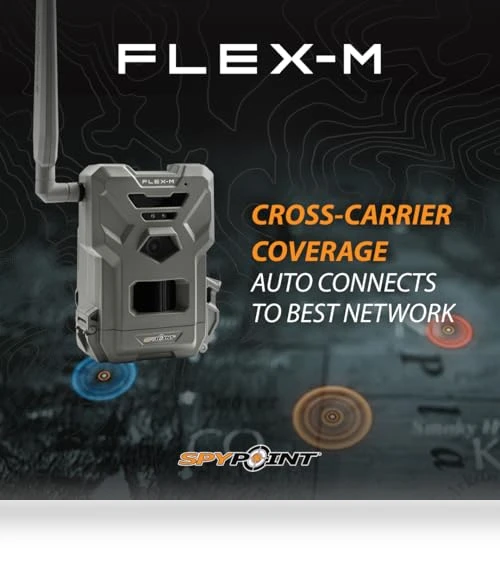Flex-M Twin Pack Cellular Trail Cameras — Outdoor & Wildlife Cameras, SPYPOINT