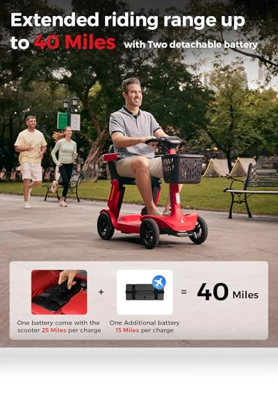 Folding Mobility Scooter — Push Scooters, PAISEEC