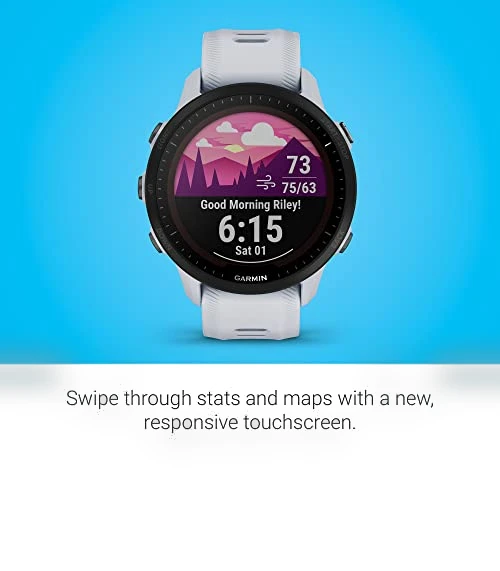GPS Running Smartwatch with Solar Charging — GPS Units, Garmin