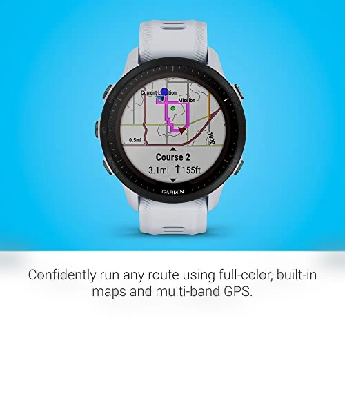 GPS Running Smartwatch with Solar Charging — GPS Units, Garmin