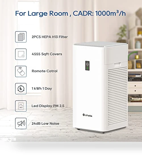 Large Room Air Purifier — Activated Carbon Air Purifiers, Lifubide