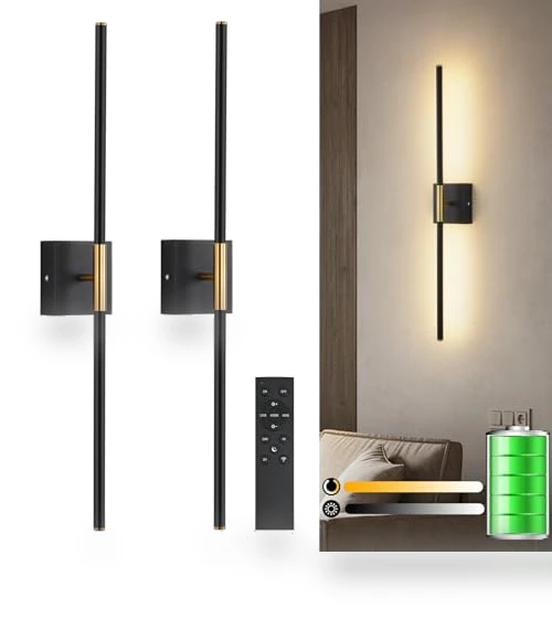LED Wall Sconces Set of 2 — Wall Lighting, ZEBALINE