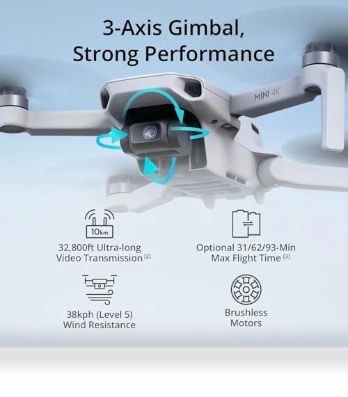 Mini 4K Camera Drone Combo — Drones, DJI