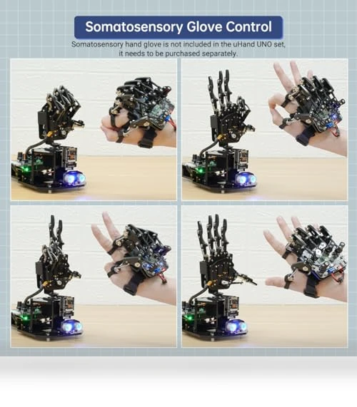 Open Source AI Bionic Robotic Hand — Robotic Enhancements, Hiwonder