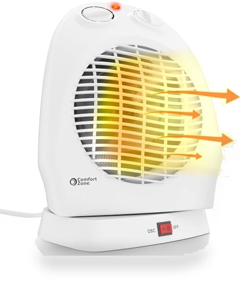 Oscillating Space Heater — Portable Heating Solutions, Comfort Zone