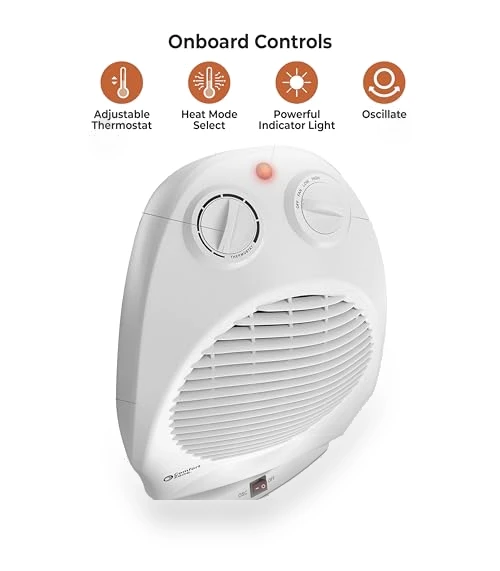 Oscillating Space Heater — Portable Heating Solutions, Comfort Zone
