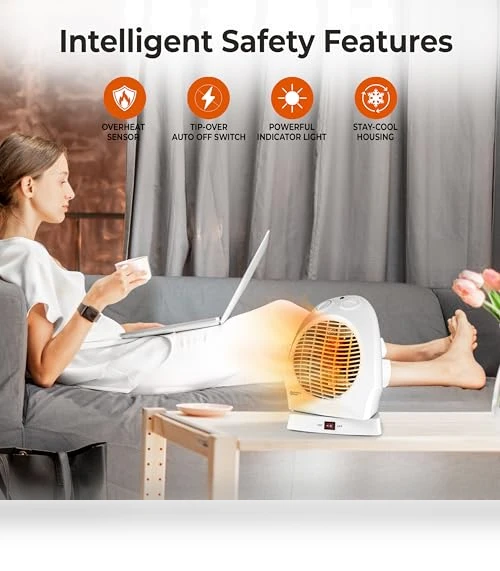 Oscillating Space Heater — Portable Heating Solutions, Comfort Zone