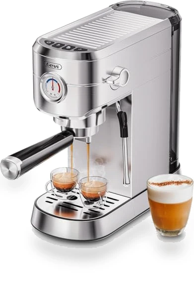 Professional Espresso Maker with Milk Frother — Coffee & Espresso Combos, Gevi