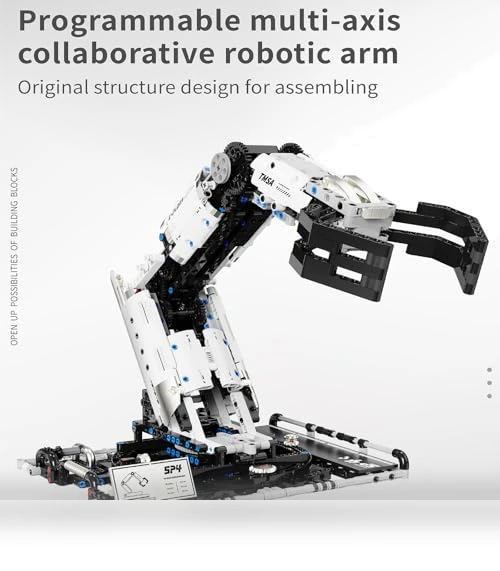 Programmable Multi-Axis Robotic Arm Building Kit — Construction Kits, VANLINNY