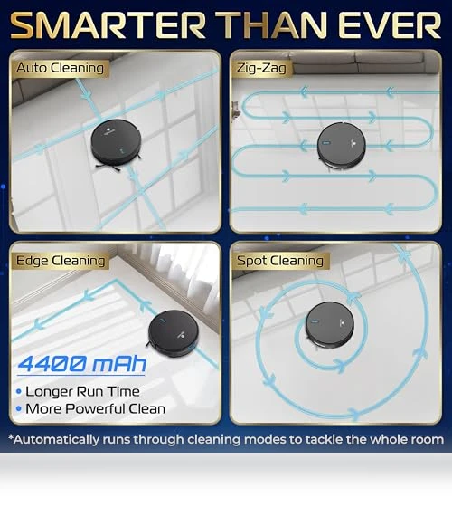 Robot Vacuum and Mop Combo — Smart Cleaning Robots, SereneLife