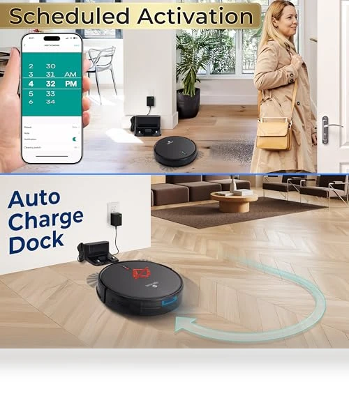 Robot Vacuum and Mop Combo — Smart Cleaning Robots, SereneLife