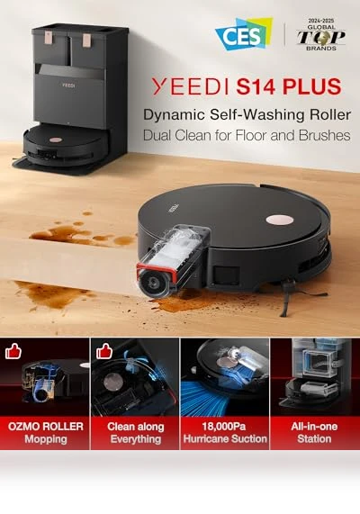 Robot Vacuum and Mop — Smart Cleaning Robots, YEEDI