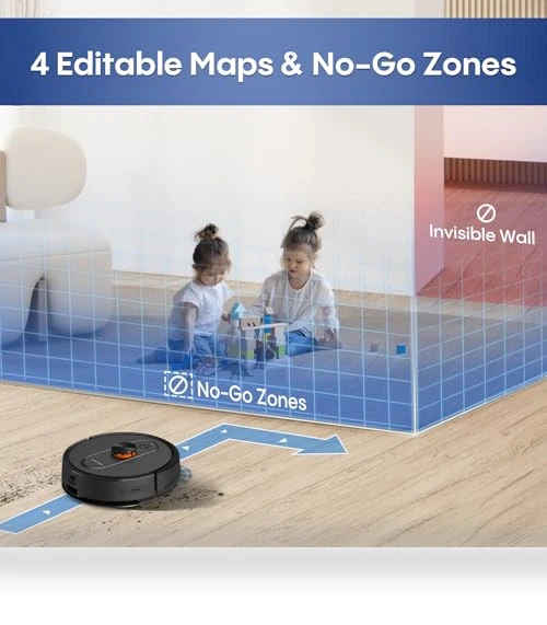Robot Vacuum and Mop — Smart Cleaning Robots, eitton