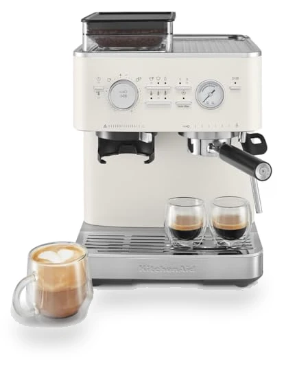 Semi Automatic Espresso Machine with Burr Grinder — Electric Coffee Grinders, KitchenAid