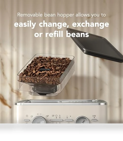 Semi Automatic Espresso Machine with Burr Grinder — Electric Coffee Grinders, KitchenAid