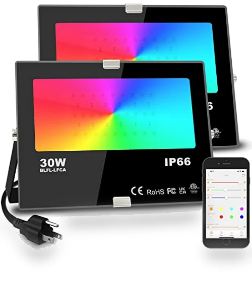 Smart LED Flood Light — Outdoor Security & Flood Lighting, MELPO
