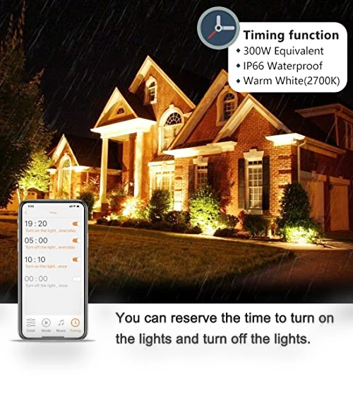 Smart LED Flood Light — Outdoor Security & Flood Lighting, MELPO